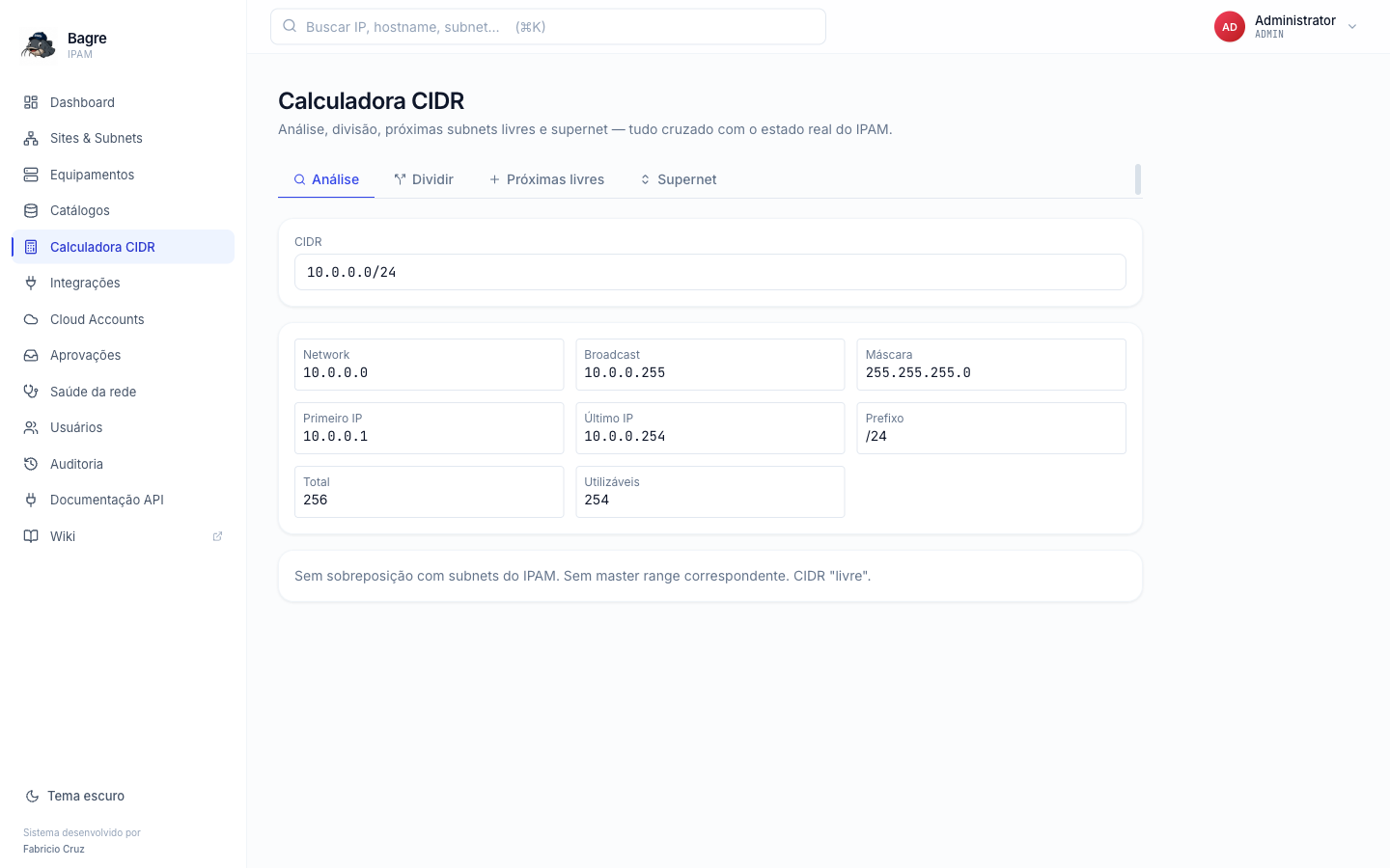 Calculadora CIDR